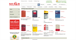 Desktop Screenshot of beck-shop.de